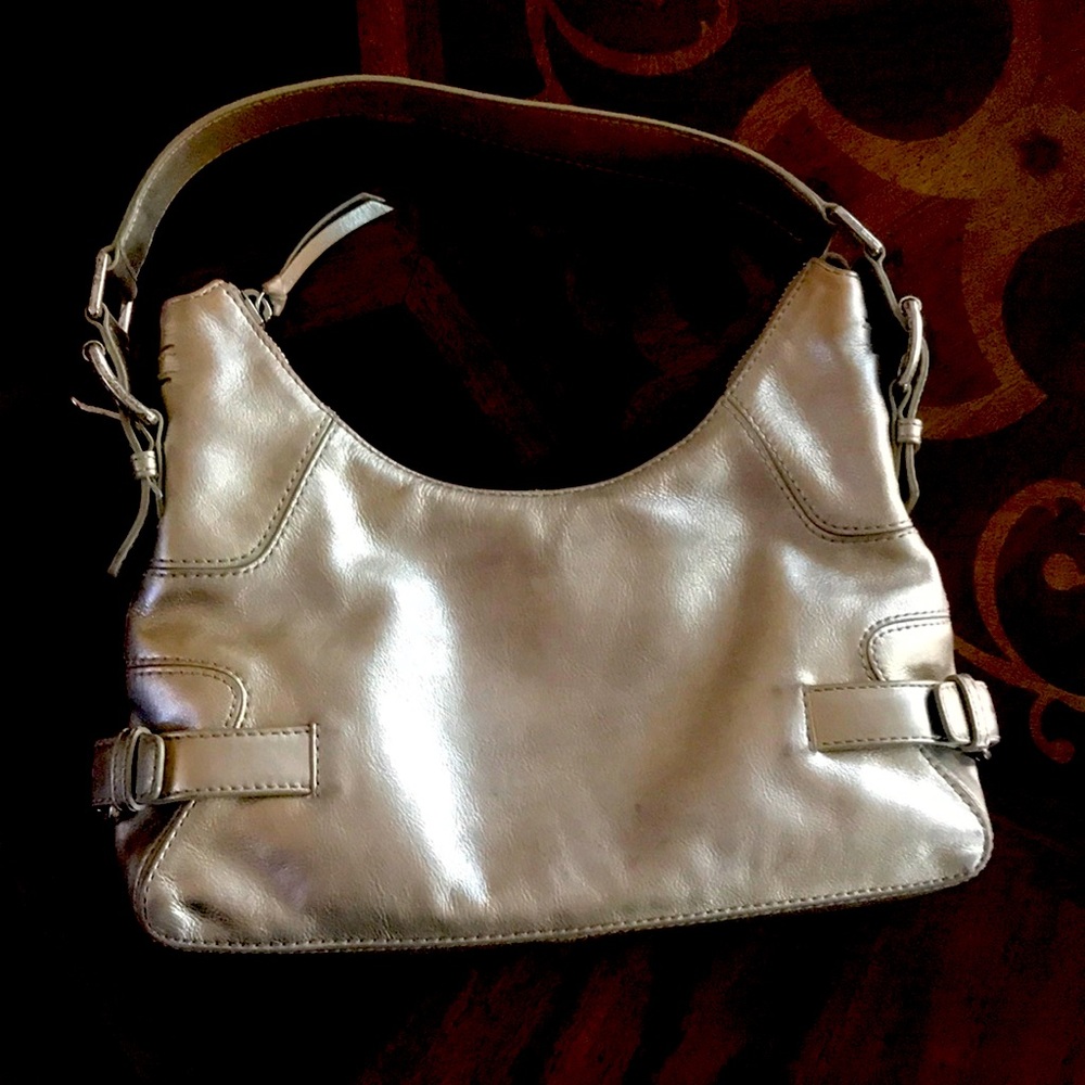 Vintage Michael Kors Gold Leather Purse Shoulder Bag